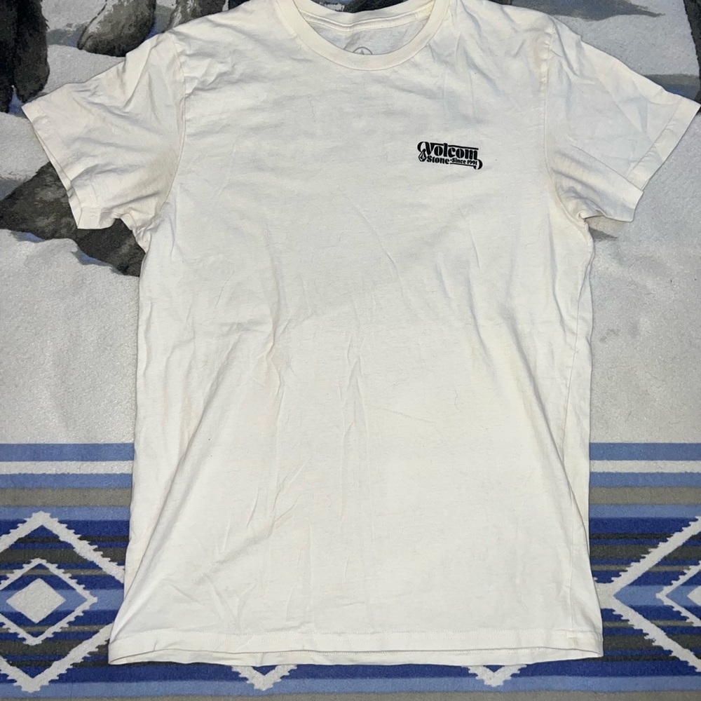 Volcom Men's Off-White Short Sleeve Tee